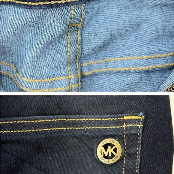 Michael Kors Dark denim size 2 capri jeans - Picture 2 of 3
